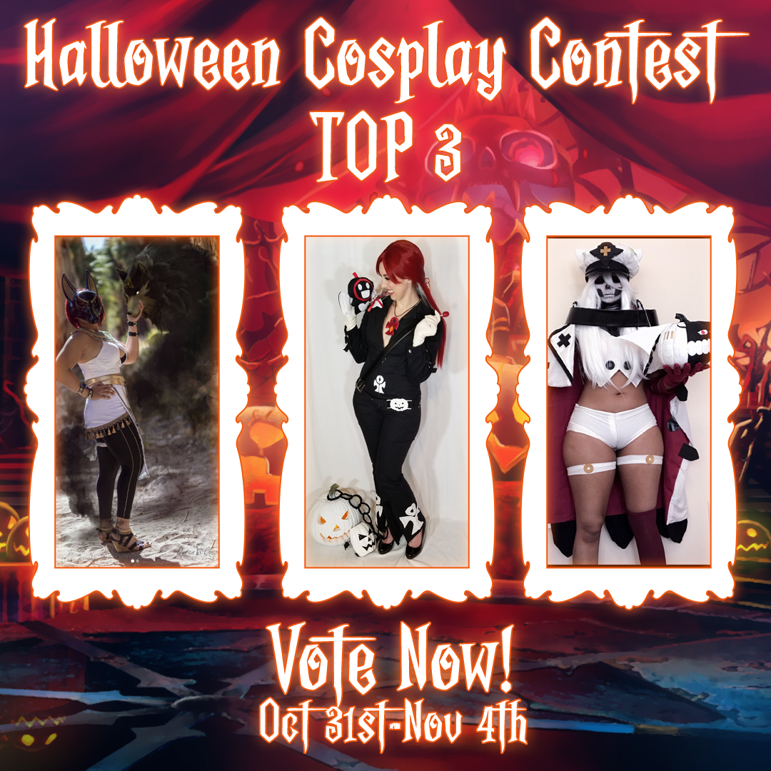 Halloween Cosplay Contest Top 3!
