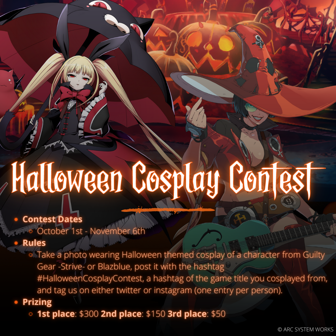Halloween Cosplay Contest!