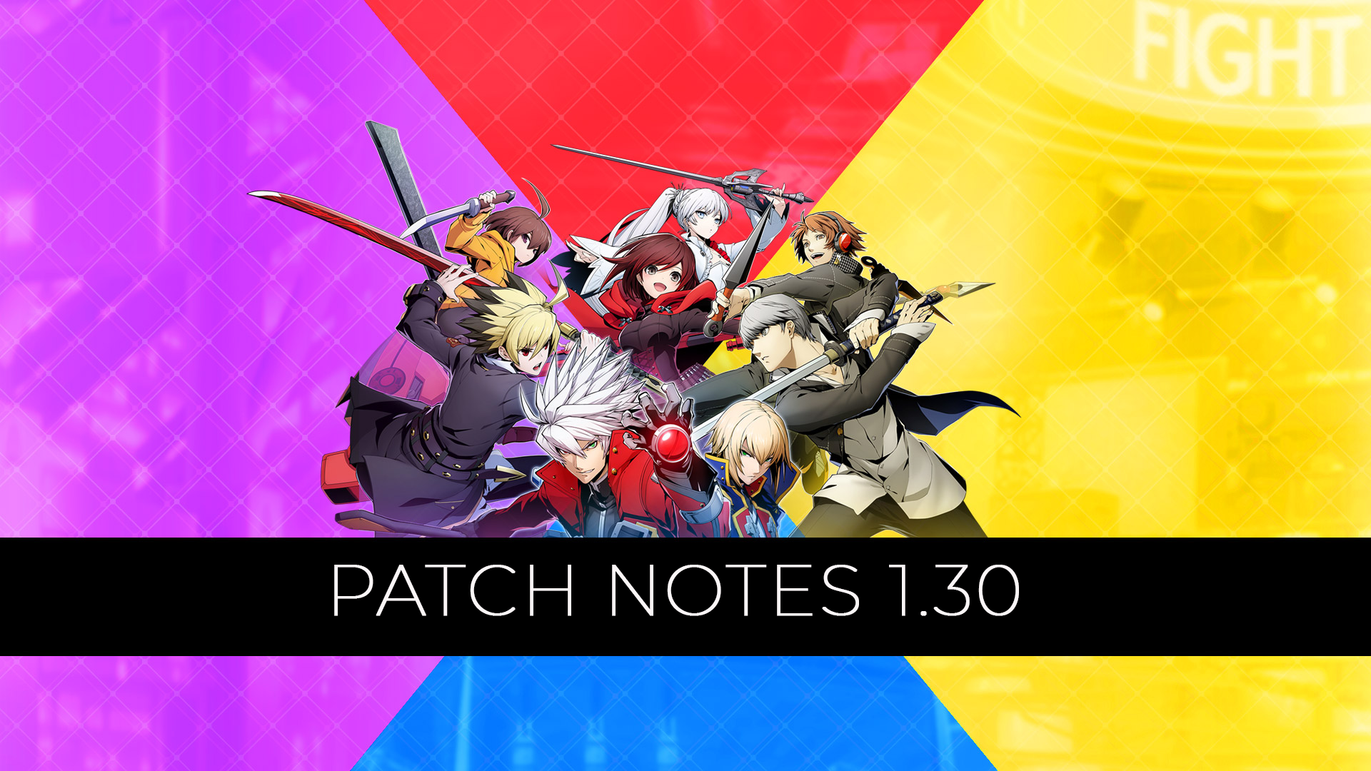 BlazBlue: Cross Tag Battle Patch 1.30 Details