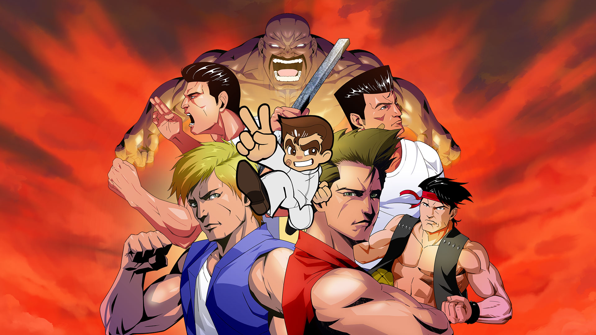 Double Dragon and Kunio-kun Package Collects 18 Games This Month