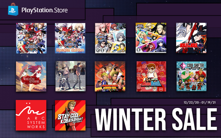 Arc System Works Winter Sale Now Live on the PlayStation Store!