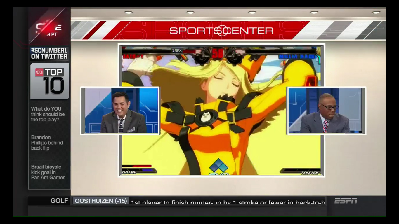 Guilty Gear Xrd / Woshige Moment on ESPN Sportscenter