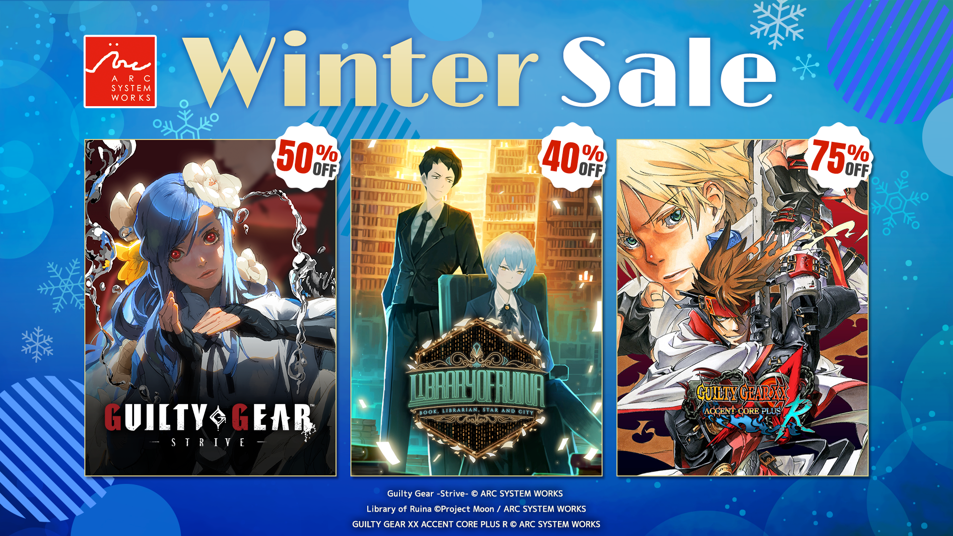 Arc System Works Winter Sale is here!